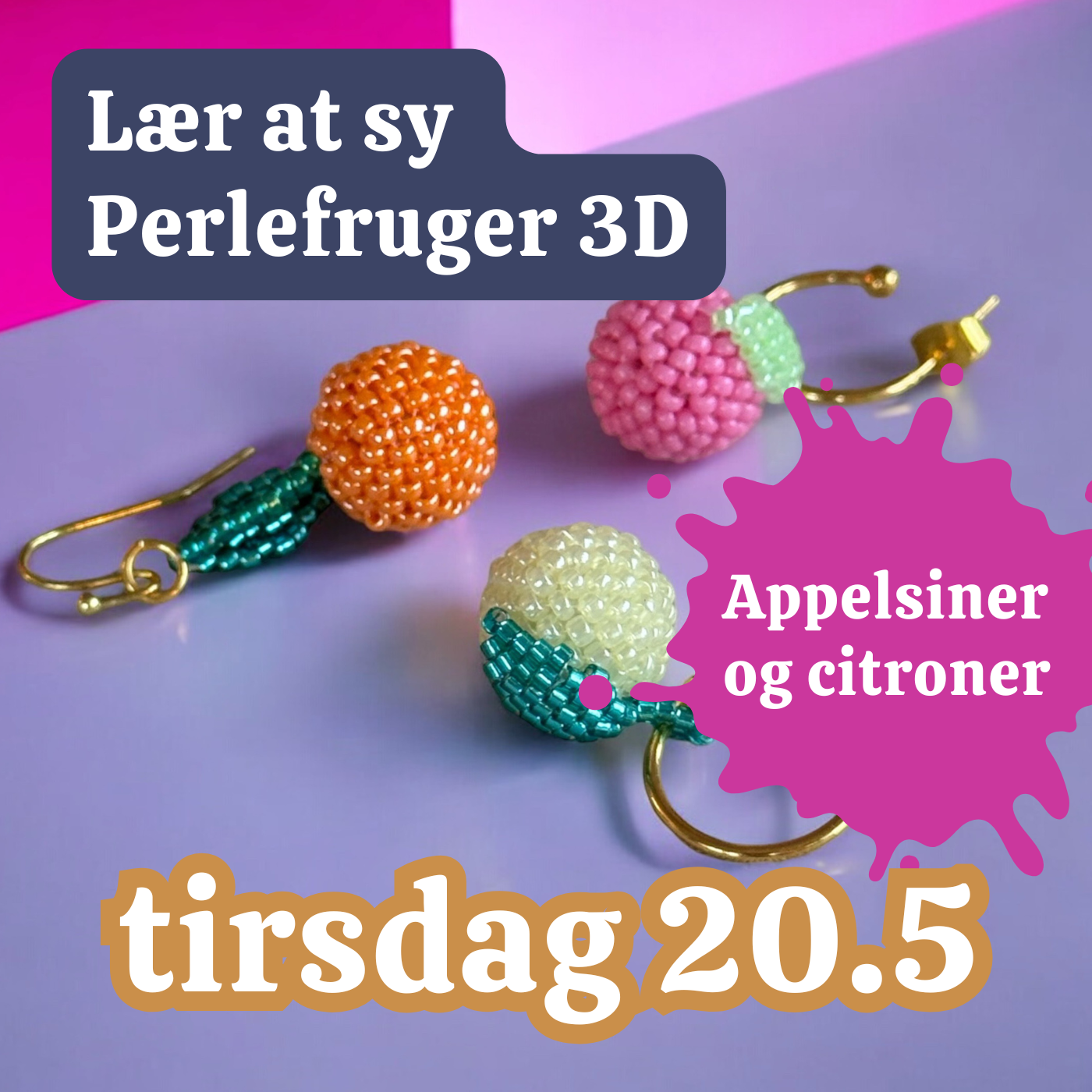 KURSUS: Miyuki Perlefruger i 3D